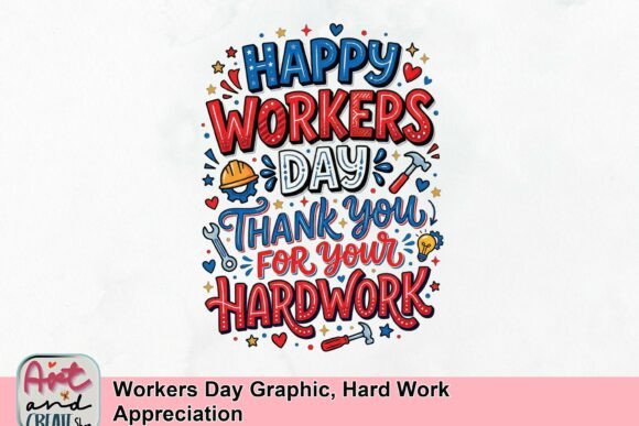 Celebrate Workers Day with Vibrant Hard Work Appreciation