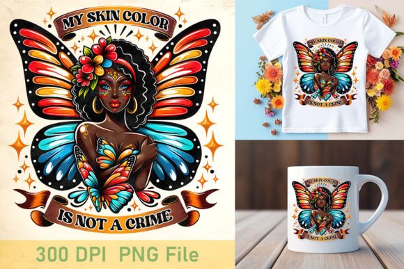 Embracing Heritage: The Black History Angel Graphic