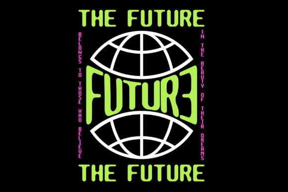 Future Graphic Template Tee Design: Urban Edge