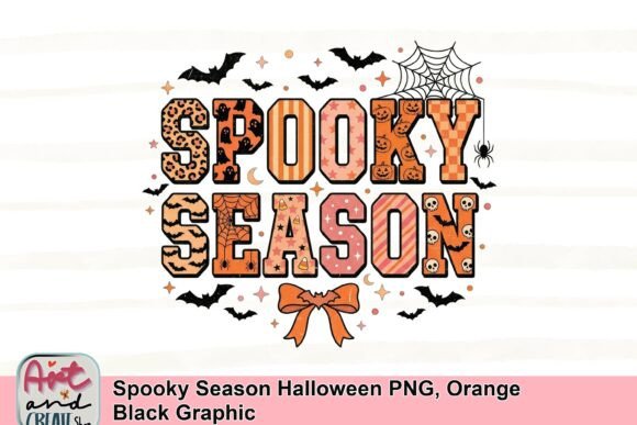 Spooky Season Halloween PNG: Orange & Black Graphic Guide