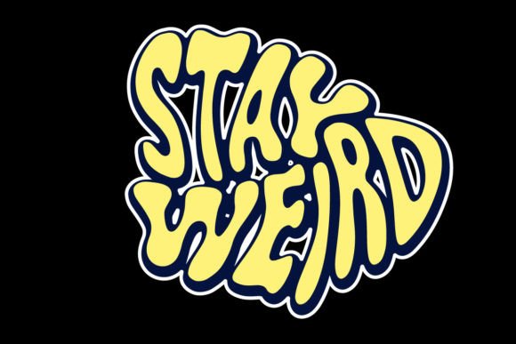 Stay Weird Graphic Tee Design: A Creative Asset for Bold Brands