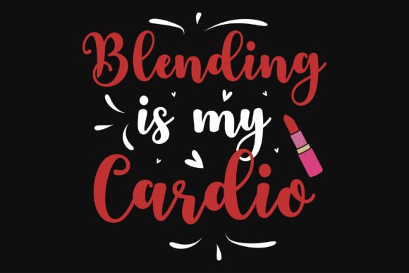 Stunning Makeup Lipstick Graphic Tshirt Design for Your POD