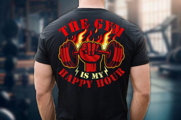 Unleash Your Brand's Energy with Gym Fitness T-Shirt Design SVG